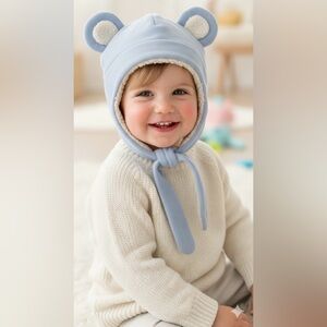 Columbia Unisex Light Blue Hat Sherpa OS but fits 2-3 yo.